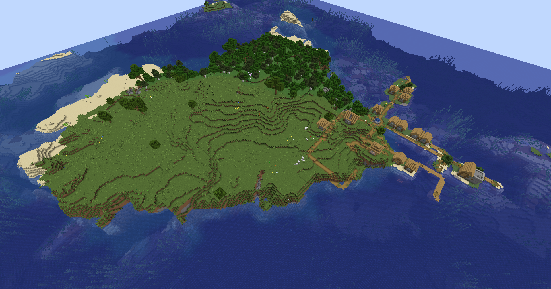 Single Village Survival Island