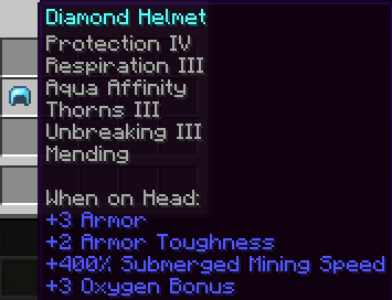 Best Helmet Enchantments in Minecraft