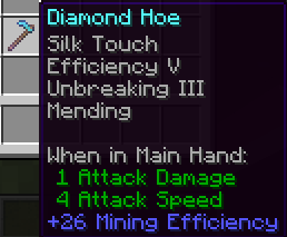 Best Hoe Enchantments in Minecraft
