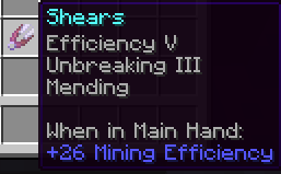 Best Shears Enchantments in Minecraft