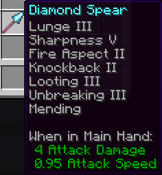 Best Spear Enchantments in Minecraft